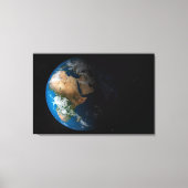 Full Earth toont gesimuleerde wolken boven Afrika. Canvas Afdruk (Voorkant)