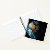 Full Earth toont gesimuleerde wolken boven Afrika. Notitieboek (Binnen)
