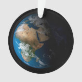 Full Earth toont gesimuleerde wolken boven Afrika. Ornament (voorkant)