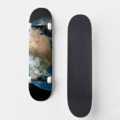 Full Earth toont gesimuleerde wolken boven Afrika. Persoonlijk Skateboard (Voorkant)