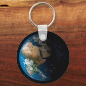 Full Earth toont gesimuleerde wolken boven Afrika. Sleutelhanger (Voorkant)