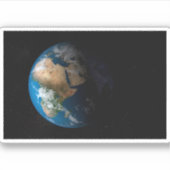 Full Earth toont gesimuleerde wolken boven Afrika. Sticker (Voorkant)