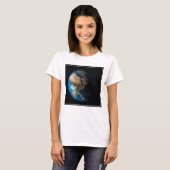 Full Earth toont gesimuleerde wolken boven Afrika. T-shirt (Voorkant volledig)