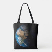 Full Earth toont gesimuleerde wolken boven Afrika. Tote Bag (Achterkant)