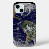 Full Earth toont lagedruksystemen. Case-Mate iPhone Case (Achterkant)