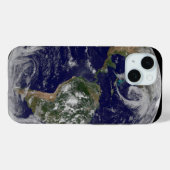 Full Earth toont lagedruksystemen. Case-Mate iPhone Case (Achterkant (horizontaal))