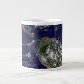 Full Earth toont lagedruksystemen. Grote Koffiekop (Voorkant)