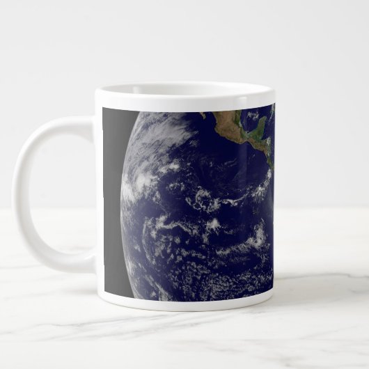 Full Earth toont lagedruksystemen. Grote Koffiekop (Links)