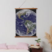 Full Earth toont lagedruksystemen. Hangend Wandkleed (Slaapkamer)