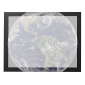 Full Earth toont lagedruksystemen. Notitieblok (Voorkant)