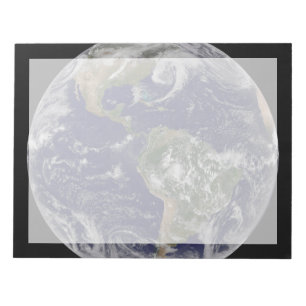 Full Earth toont lagedruksystemen. Notitieblok