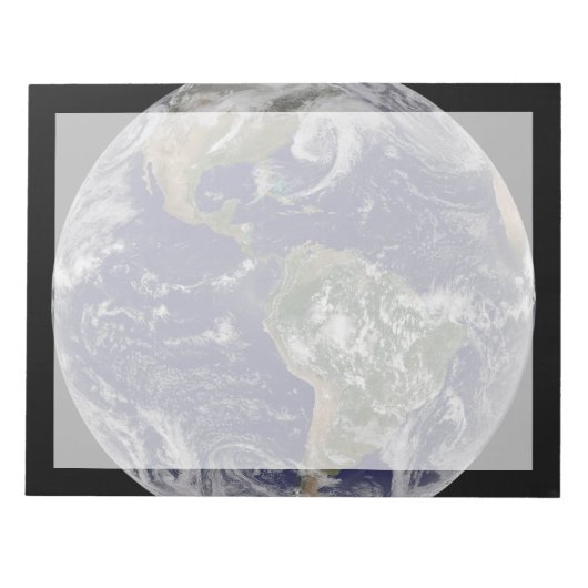 Full Earth toont lagedruksystemen. Notitieblok (Voorkant)