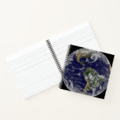 Full Earth toont lagedruksystemen. Notitieboek (Binnen)