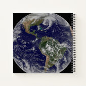 Full Earth toont lagedruksystemen. Notitieboek (Achterkant)