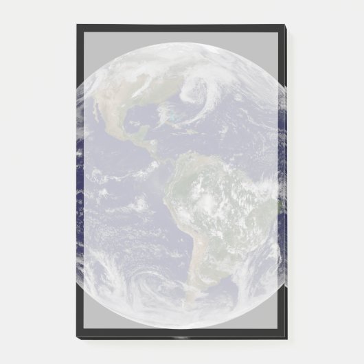 Full Earth toont lagedruksystemen. Post-it® Notes (Voorkant)