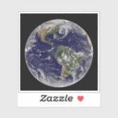 Full Earth toont lagedruksystemen. Sticker (Vel)