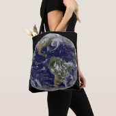 Full Earth toont lagedruksystemen. Tote Bag (Dichtbij)