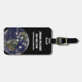 Full Earth toont tropische Stormen in de Atlantisc Bagagelabel (Voorkant horizontaal)