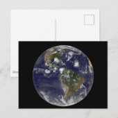 Full Earth toont tropische Stormen in de Atlantisc Briefkaart (Voorkant / Achterkant)
