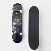 Full Earth toont tropische Stormen in de Atlantisc Persoonlijk Skateboard (Voorkant)