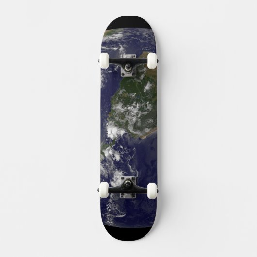 Full Earth toont tropische Stormen in de Atlantisc Persoonlijk Skateboard (Voorkant)