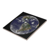Full Earth toont tropische Stormen in de Atlantisc Tegeltje (Zijkant)