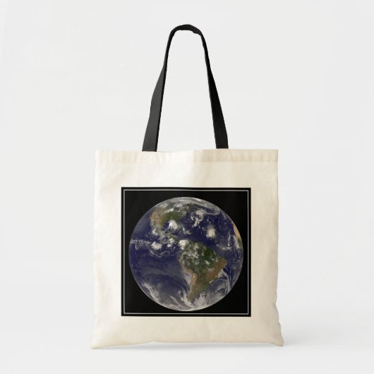 Full Earth toont tropische Stormen in de Atlantisc Tote Bag (Voorkant)