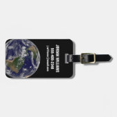 Full Earth toont verschillende tropische Storm sys Bagagelabel (Voorkant horizontaal)