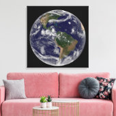 Full Earth toont verschillende tropische Storm sys Canvas Afdruk (Insitu (Woonkamer))