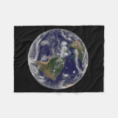 Full Earth toont verschillende tropische Storm sys Fleece Deken (Voorkant (Horizontaal))