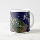 Full Earth toont verschillende tropische Storm sys Grote Koffiekop (Voorkant rechts)