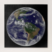 Full Earth toont verschillende tropische Storm sys Legpuzzel (Verticaal)