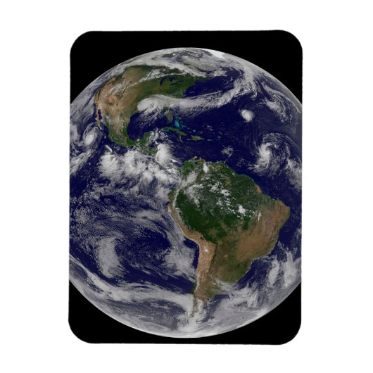 Full Earth toont verschillende tropische Storm sys Magneet (Verticaal)