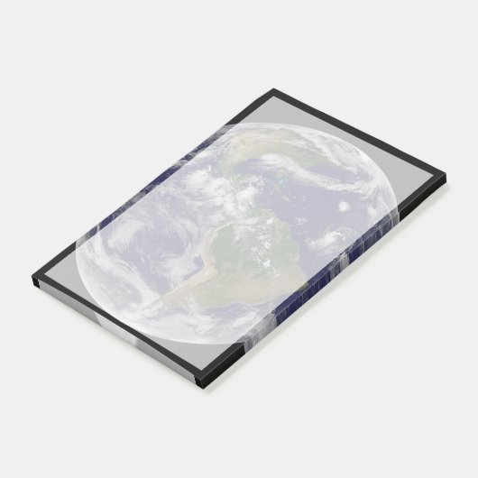 Full Earth toont verschillende tropische Storm sys Post-it® Notes (Schuin)