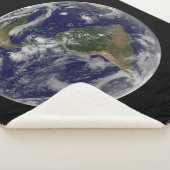 Full Earth toont verschillende tropische Storm sys Sherpa Deken (3/4)