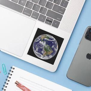 Full Earth toont verschillende tropische Storm sys Sticker