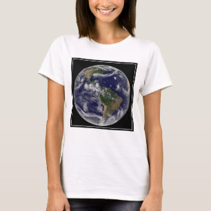 Full Earth toont verschillende tropische Storm sys T-shirt