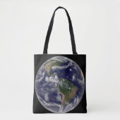 Full Earth toont verschillende tropische Storm sys Tote Bag (Voorkant)