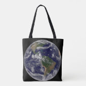 Full Earth toont verschillende tropische Storm sys Tote Bag (Achterkant)