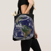 Full Earth toont verschillende tropische Storm sys Tote Bag (Dichtbij)