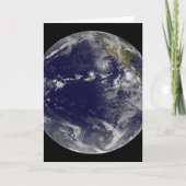 Full Earth toont verschillende tropische Stormen. Kaart (Voorkant)
