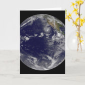 Full Earth toont verschillende tropische Stormen. Kaart (Gele Bloem)