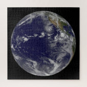 Full Earth toont verschillende tropische Stormen. Legpuzzel (Verticaal)