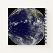 Full Earth toont verschillende tropische Stormen. Notitieboek (Achterkant)