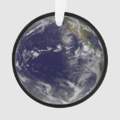 Full Earth toont verschillende tropische Stormen. Ornament (voorkant)