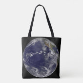 Full Earth toont verschillende tropische Stormen. Tote Bag (Achterkant)