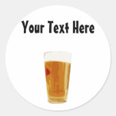  Full Golden Beer Glass Sticker (Voorkant)