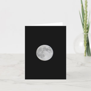 Full Harvest Moon Blank Note Card Kaart