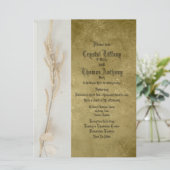 Full Life Flat Uitnodiging voor een bruiloft (Staand voorkant)