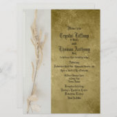 Full Life Flat Uitnodiging voor een bruiloft (Voorkant / Achterkant)